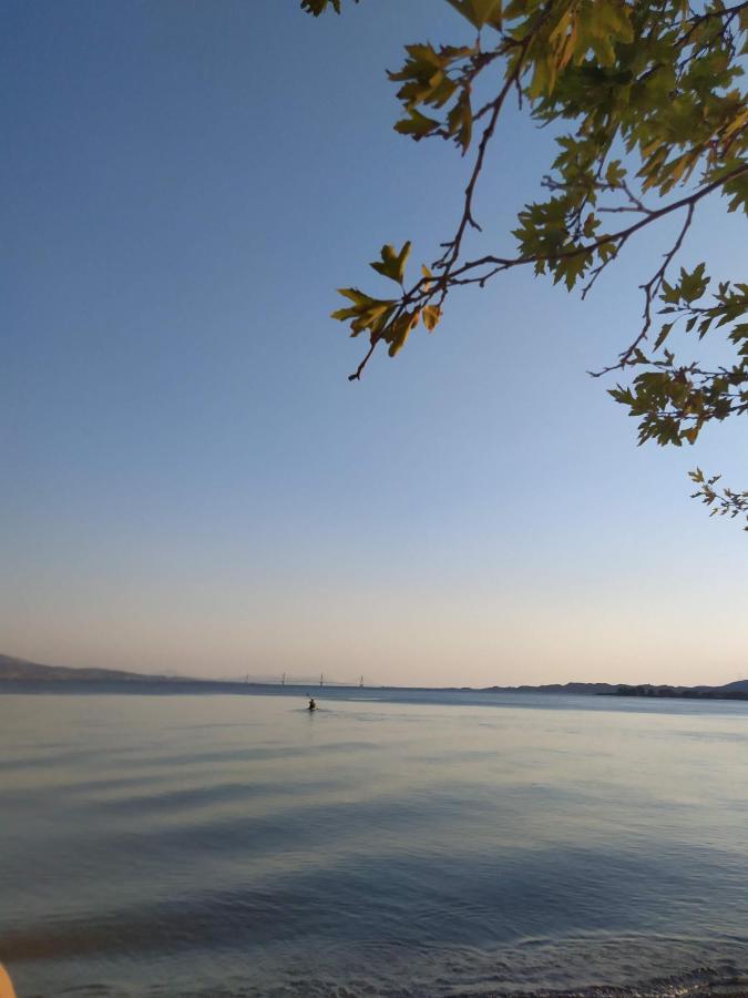 Πέτρινο Στη Θάλασσα Apartment Nafpaktos Bagian luar foto