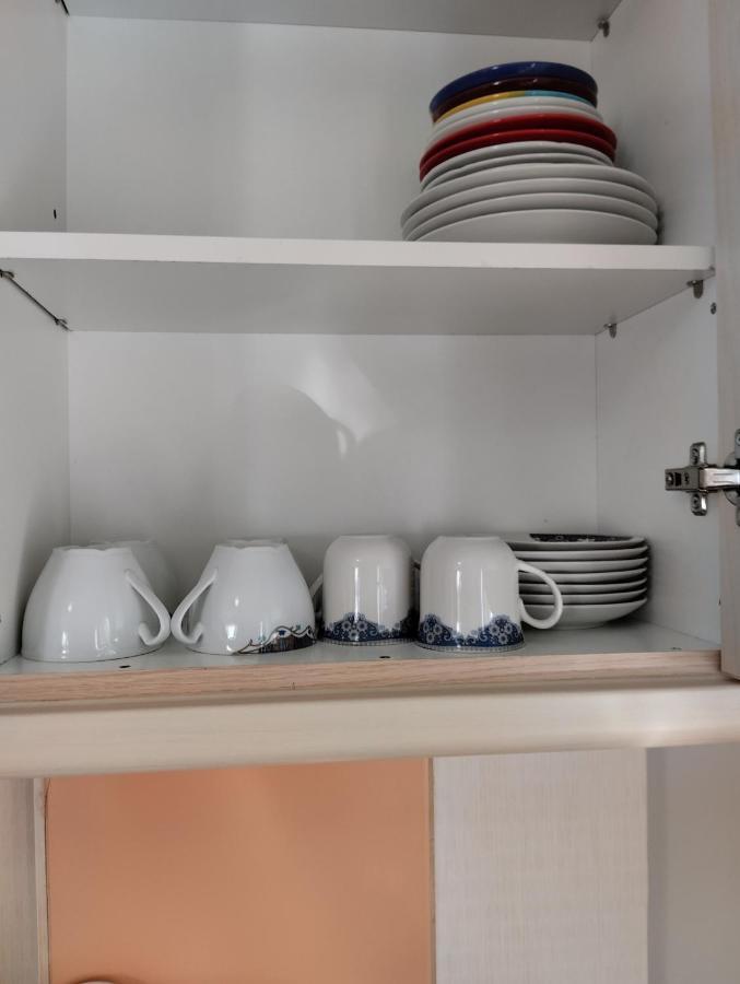 Πέτρινο Στη Θάλασσα Apartment Nafpaktos Bagian luar foto